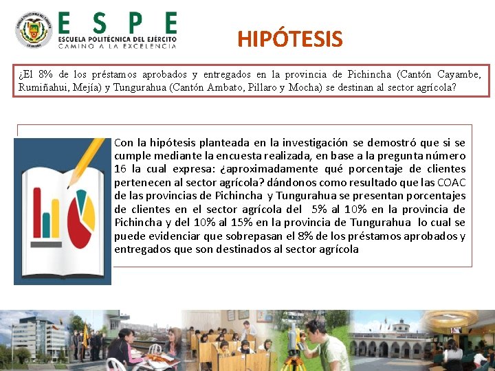 HIPÓTESIS ¿El 8% de los préstamos aprobados y entregados en la provincia de Pichincha