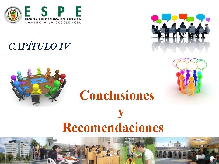 CAPÍTULO IV Conclusiones y Recomendaciones 