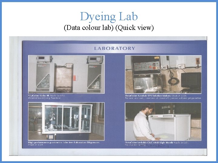 Dyeing Lab (Data colour lab) (Quick view) 