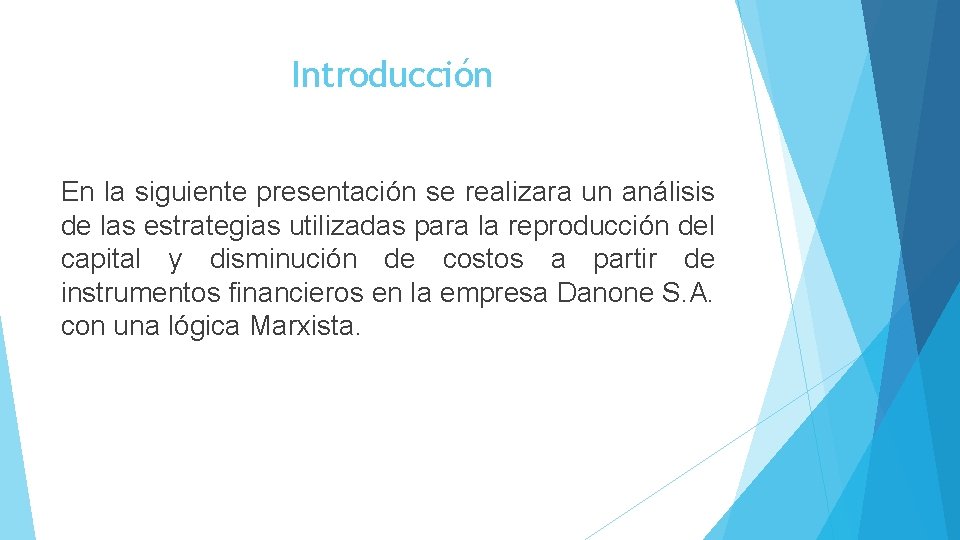 Introducción En la siguiente presentación se realizara un análisis de las estrategias utilizadas para Introducción En la siguiente presentación se realizara un análisis de las estrategias utilizadas para