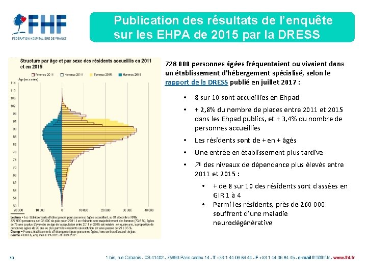 Publication des résultats de l’enquête sur les EHPA de 2015 par la DRESS 728