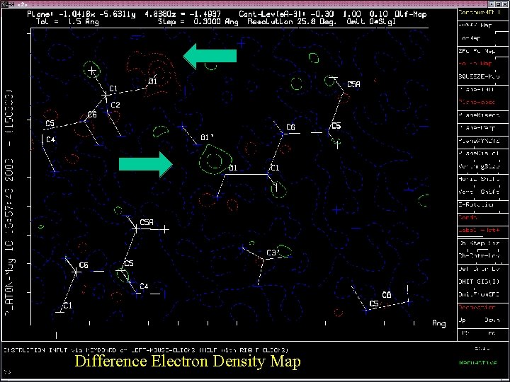 Difference Electron Density Map 