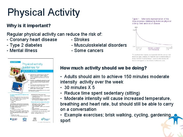 Physical Activity Why is it important? Regular physical activity can reduce the risk of: