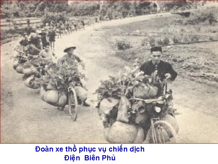 Đoàn xe thồ phục vụ chiến dịch Điện Biên Phủ 