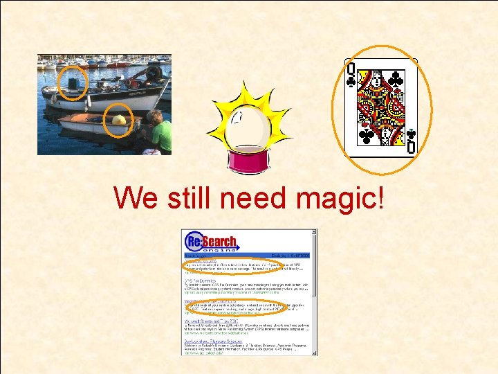 We still need magic! 