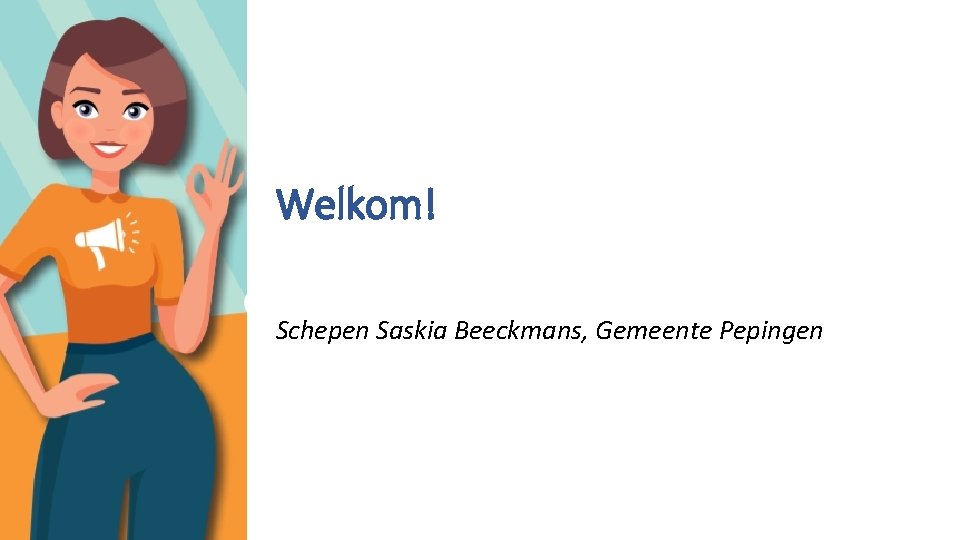 Welkom! Schepen Saskia Beeckmans, Gemeente Pepingen 