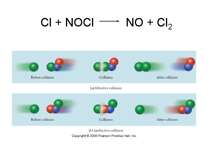 Cl + NOCl NO + Cl 2 