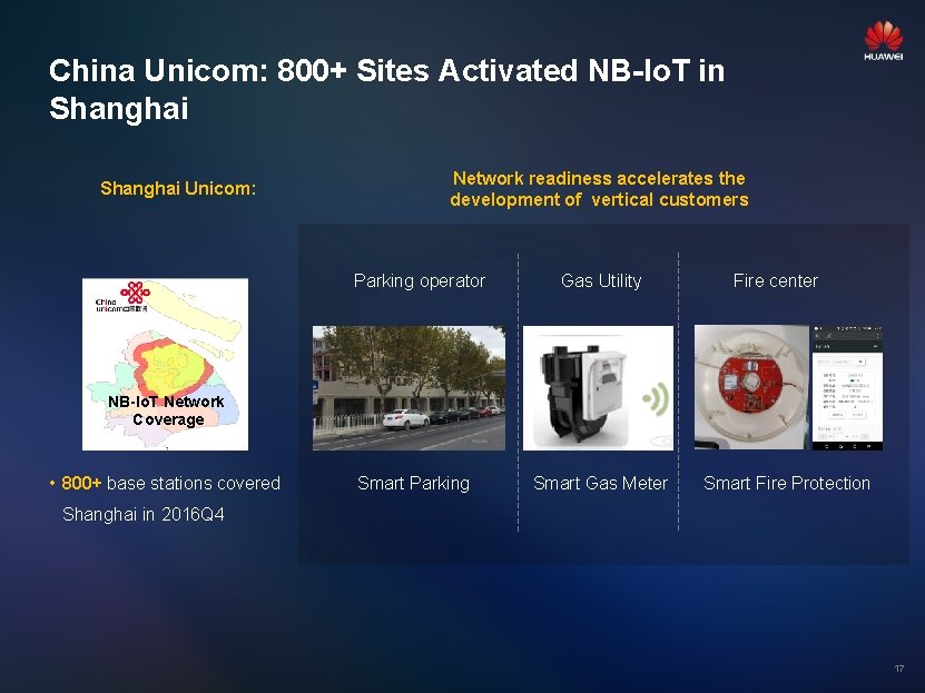 China Unicom: 800+ Sites Activated NB-Io. T in Shanghai Unicom: Network readiness accelerates the