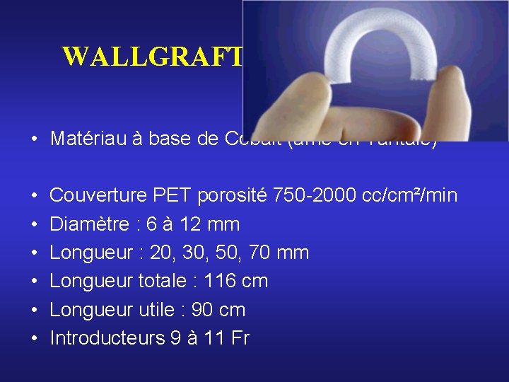 WALLGRAFT • Matériau à base de Cobalt (âme en Tantale) • • • Couverture WALLGRAFT • Matériau à base de Cobalt (âme en Tantale) • • • Couverture