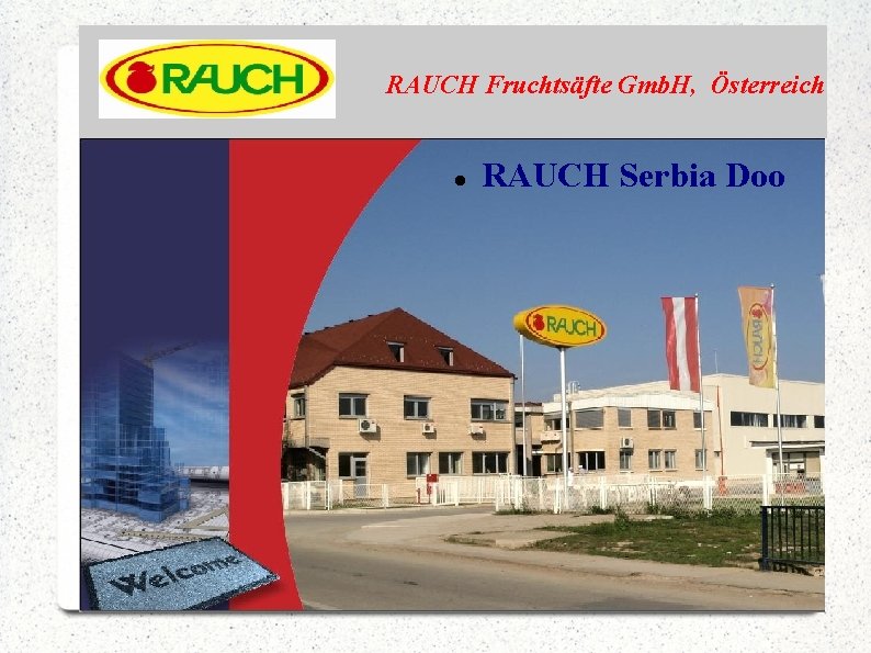 RAUCH Fruchtsäfte Gmb. H, Österreich RAUCH Serbia Doo 