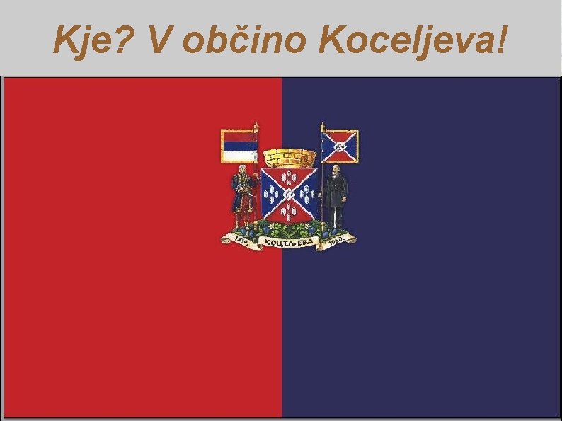 Kje? V občino Koceljeva! 