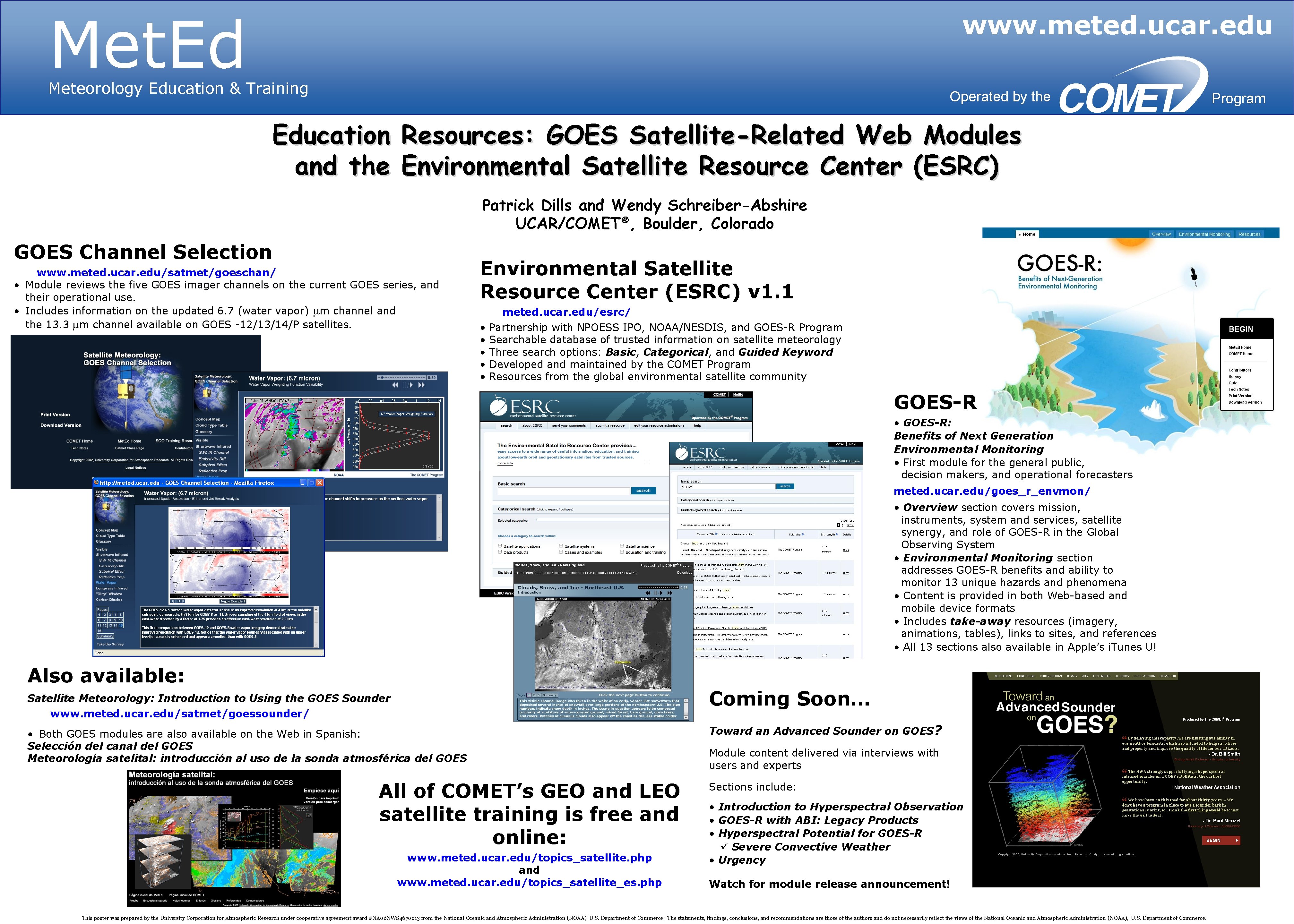 Met. Ed www. meted. ucar. edu Meteorology Education & Training Operated by the Education