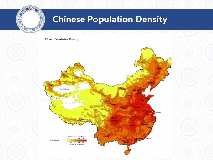 Chinese Population Density 