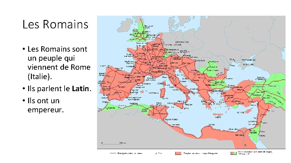 Les Romains • Les Romains sont un peuple qui viennent de Rome (Italie). • Les Romains • Les Romains sont un peuple qui viennent de Rome (Italie). •