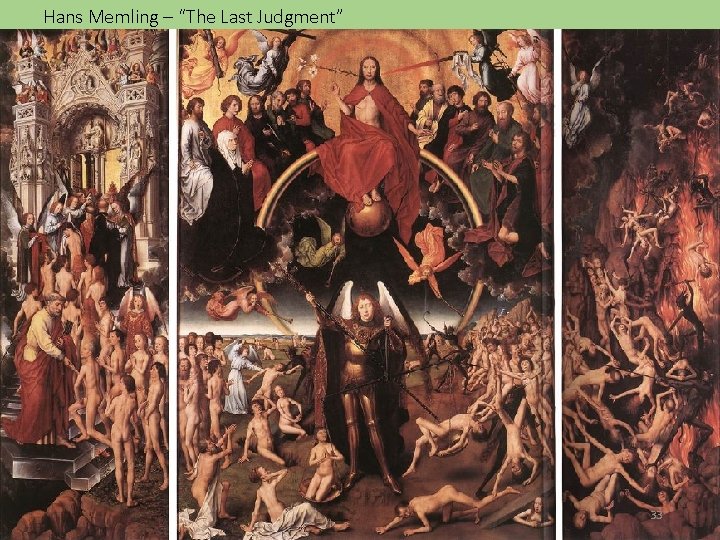 Hans Memling – “The Last Judgment” 33 
