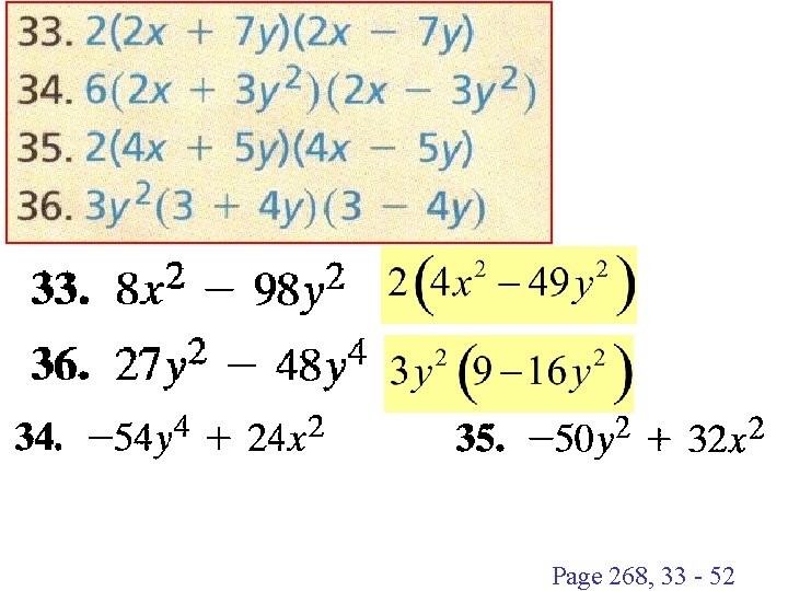 Page 268, 33 - 52 