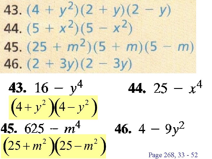 Page 268, 33 - 52 