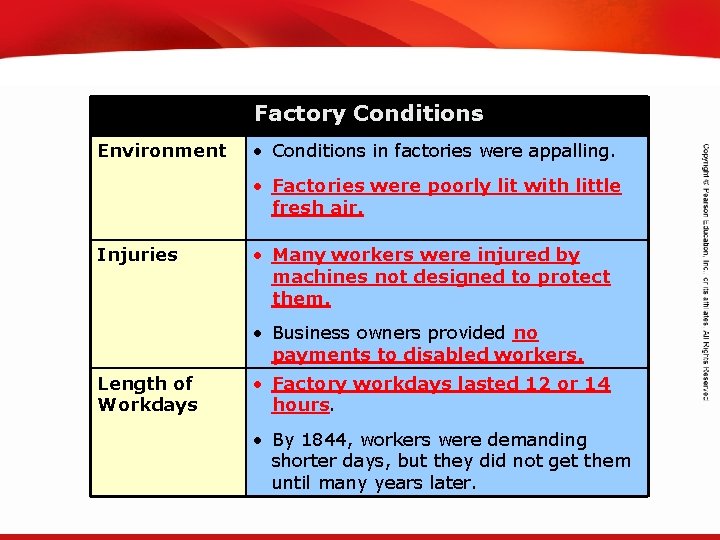 TEKS 8 C: Calculate percent composition and empirical and molecular formulas. Factory Conditions Environment