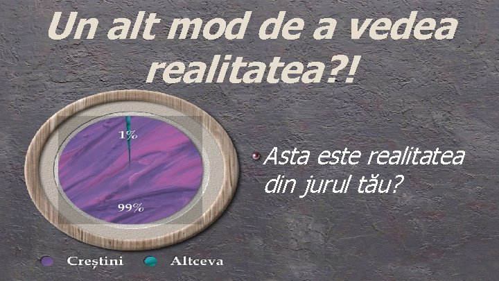 Un alt mod de a vedea realitatea? ! Asta este realitatea din jurul tău?