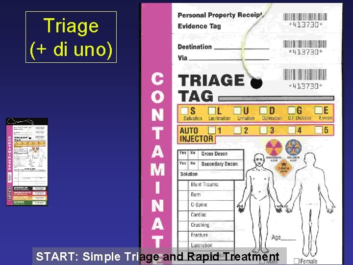 Triage (+ di uno) START: Simple Triage and Rapid Treatment 