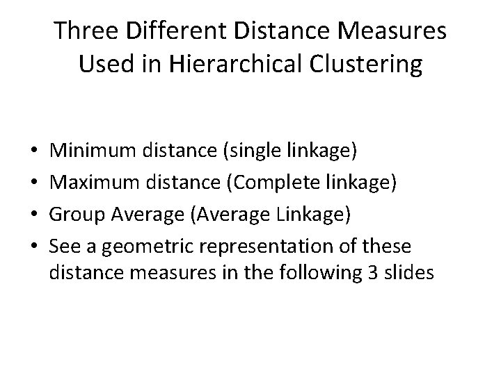 Different Distance Eco 6380 Predictive Analytics For Economists Spring 2016