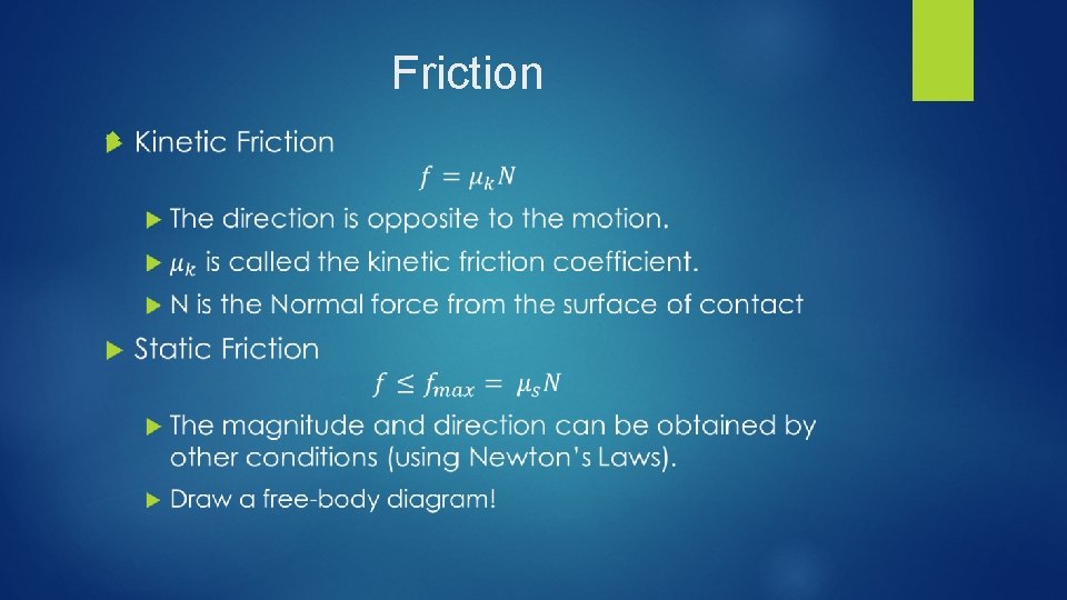 Friction Friction