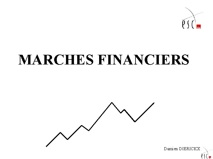 MARCHES FINANCIERS Damien DIERICKX 