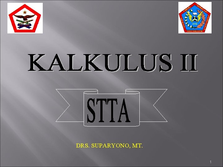 DRS. SUPARYONO, MT. 1 