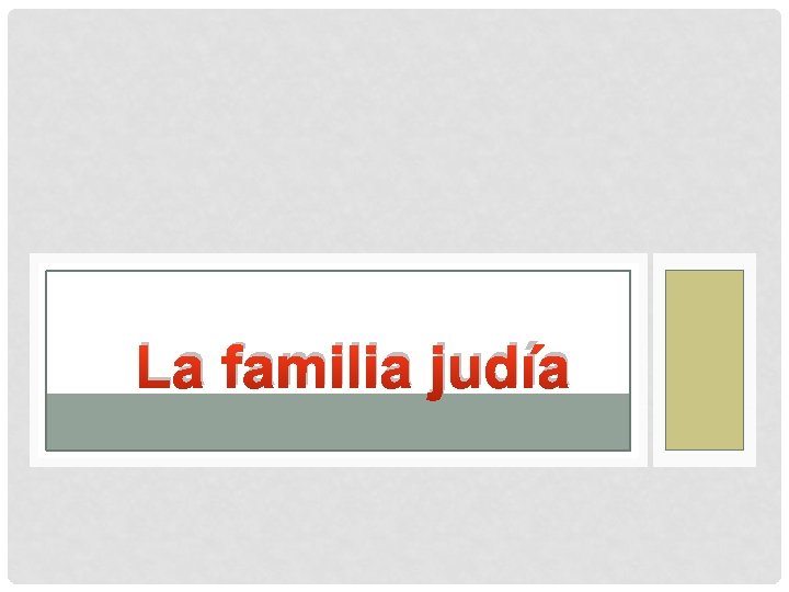 La familia judía 