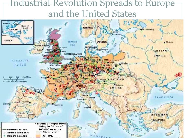 Industrial Revolution Spreads to Europe and the United States 