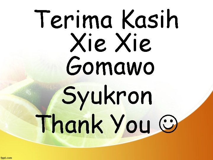 Terima Kasih Xie Gomawo Syukron Thank You 