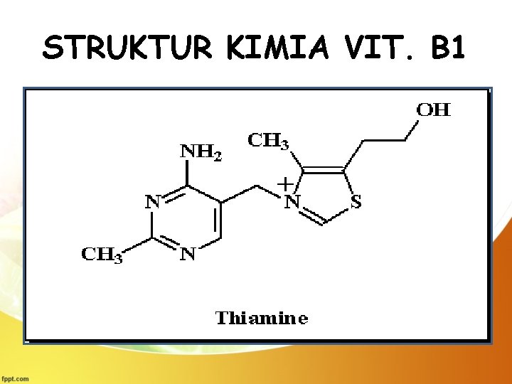 STRUKTUR KIMIA VIT. B 1 