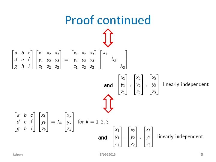 Proof continued and kshum ENGG 2013 5 Proof continued and kshum ENGG 2013 5