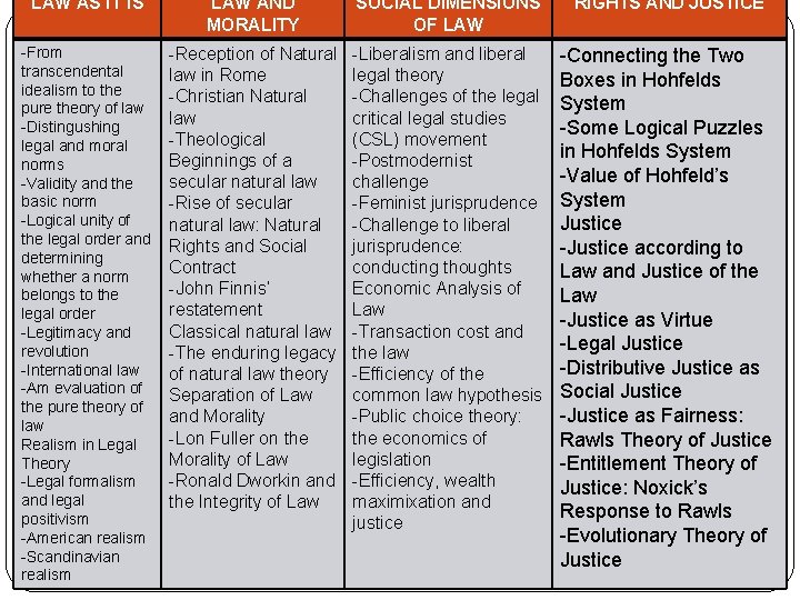 LAW AS IT IS LAW AND MORALITY SOCIAL DIMENSIONS OF LAW RIGHTS AND JUSTICE