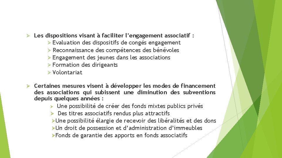  Les dispositions visant à faciliter l’engagement associatif : Evaluation des dispositifs de congés