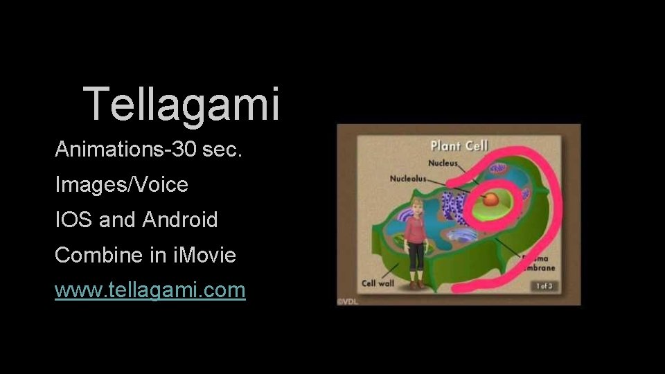 Tellagami Animations-30 sec. Images/Voice IOS and Android Combine in i. Movie www. tellagami. com