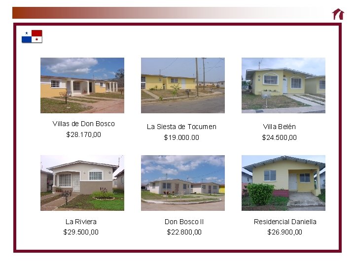 Villas de Don Bosco La Siesta de Tocumen Villa Belén $28. 170, 00 $19.