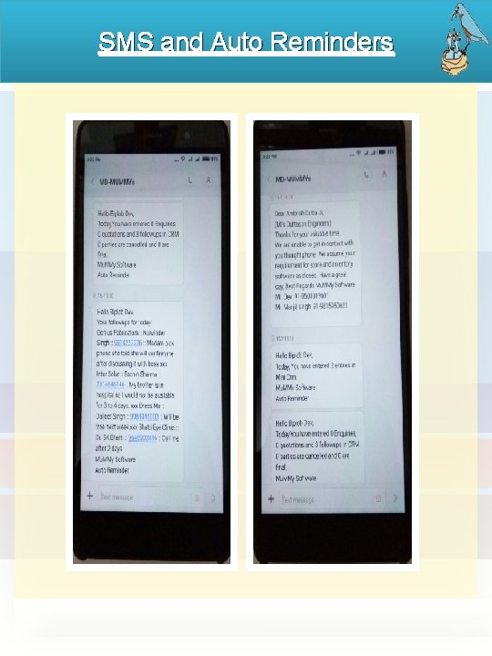 SMS and Auto Reminders 