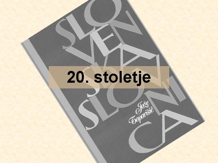 20. stoletje 