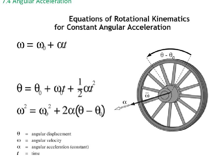 7. 4 Angular Acceleration 