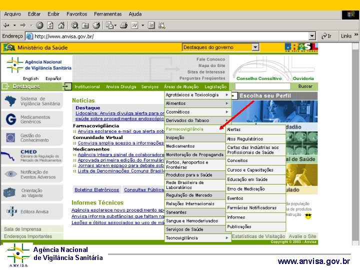 Agência Nacional de Vigilância Sanitária www. anvisa. gov. br 