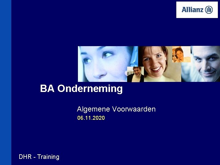BA Onderneming Algemene Voorwaarden 06. 11. 2020 DHR - Training 