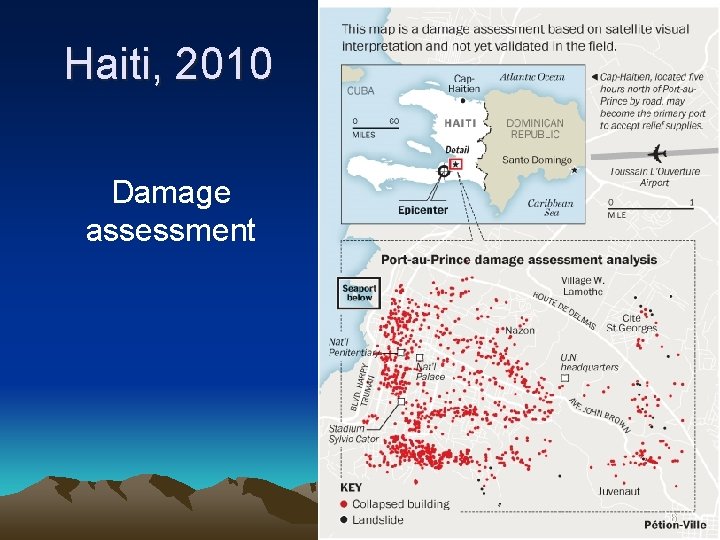 Haiti, 2010 Damage assessment 56 