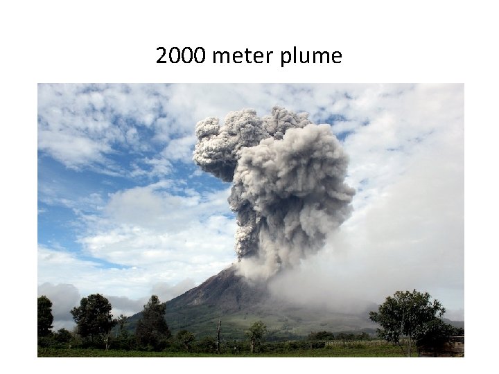 2000 meter plume 