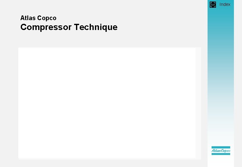  • Index Atlas Copco Compressor Technique 