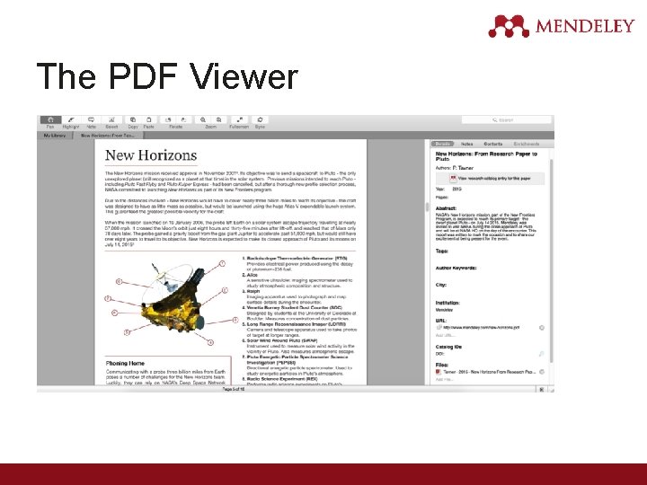 The PDF Viewer 