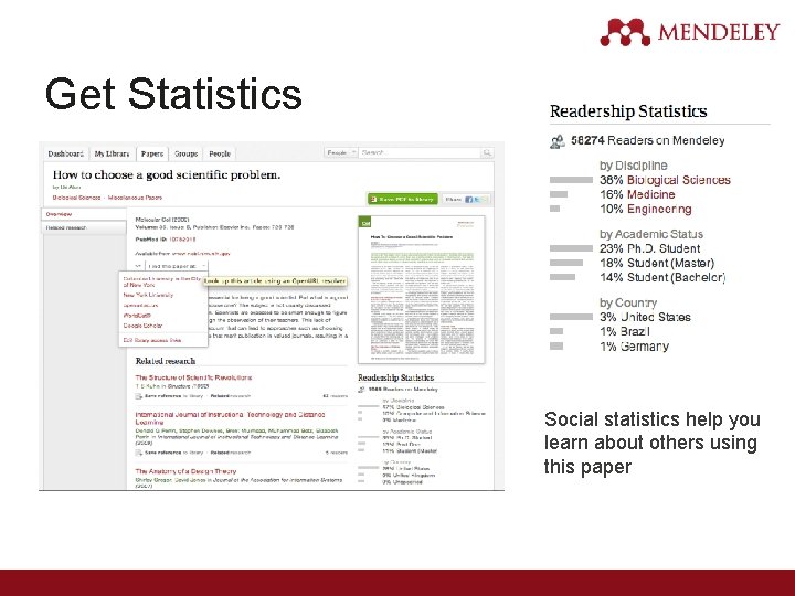 Get Statistics Social statistics help you learn about others using this paper 