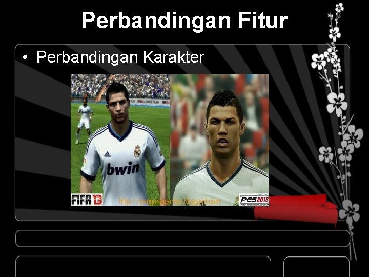 Perbandingan Fitur • Perbandingan Karakter 