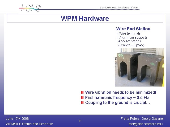 WPM Hardware Wire End Station < Wire terminals < Aluminum supports Anocast stands (Granite