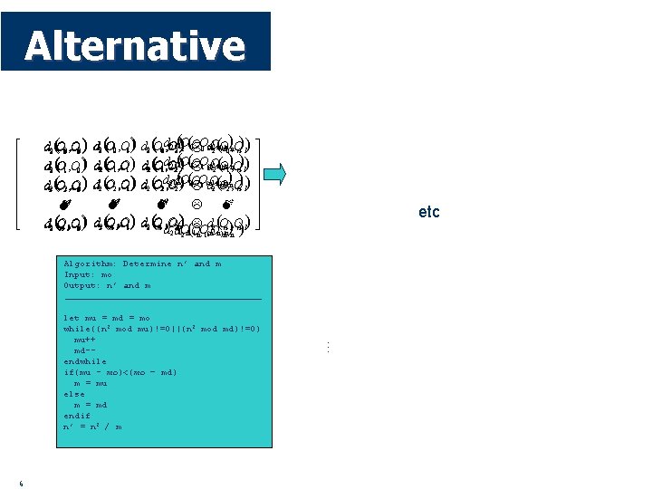 An Alternative Arrangement Of Symmetric Datasets For Vertical